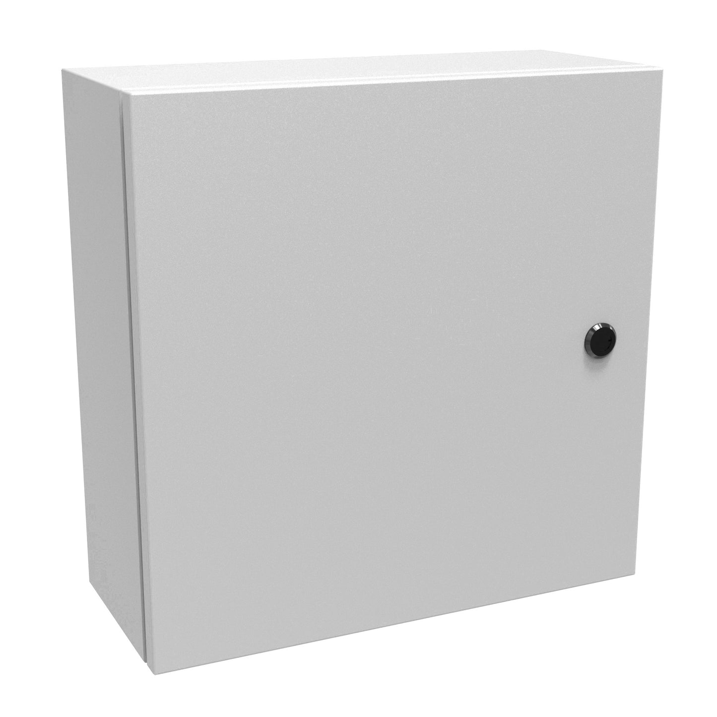Hammond EN4SD16166LG N4,12 Eclipse Wallmount Enclosure, Hinge Door with Quarter Turn, 16" x 16" x 6", Steel/Light Gray