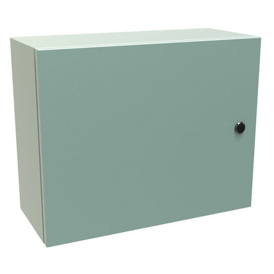 Hammond EN4SD16208GY N4,12 Eclipse Wallmount Enclosure, Hinge Door with Quarter Turn, 16" x 20" x 8", Steel/Gray