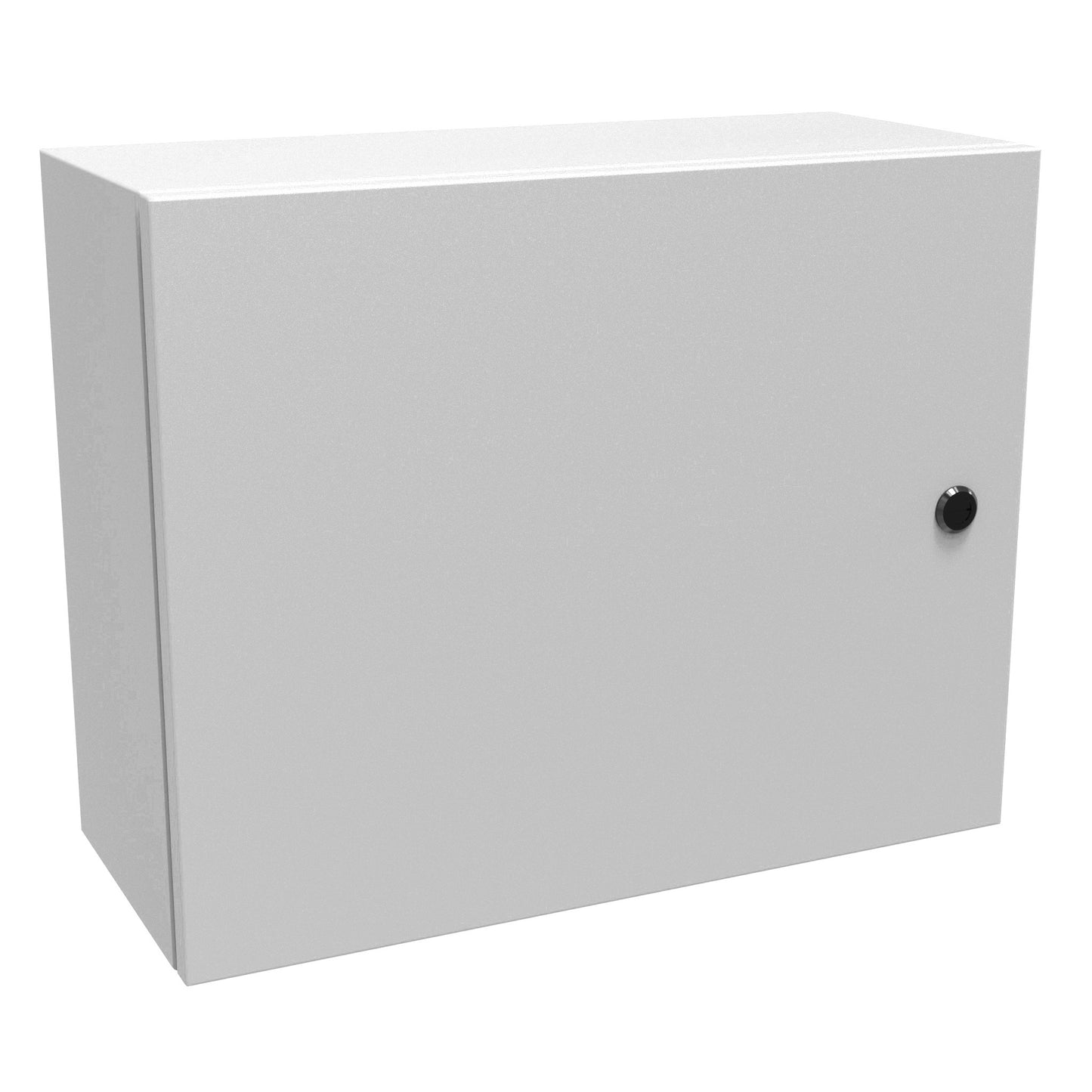 Hammond EN4SD16208LG N4,12 Eclipse Wallmount Enclosure, Hinge Door with Quarter Turn, 16" x 20" x 8", Steel/Light Gray