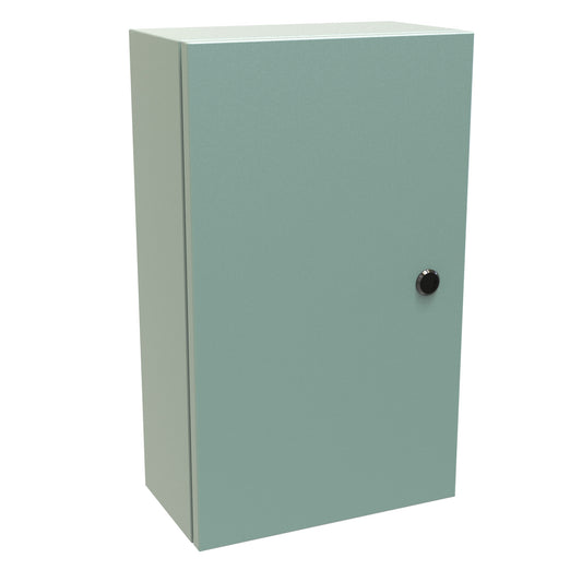 Hammond EN4SD20126GY N4,12 Eclipse Wallmount Enclosure, Hinge Door with Quarter Turn, 20" x 12" x 6", Steel/Gray