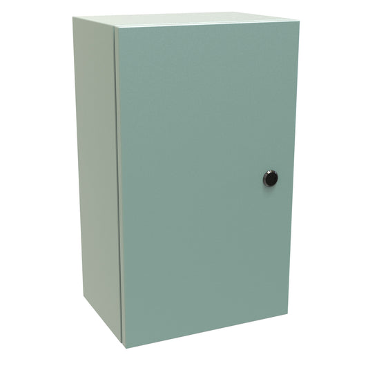 Hammond EN4SD20128GY N4,12 Eclipse Wallmount Enclosure, Hinge Door with Quarter Turn, 20" x 12" x 8", Steel/Gray