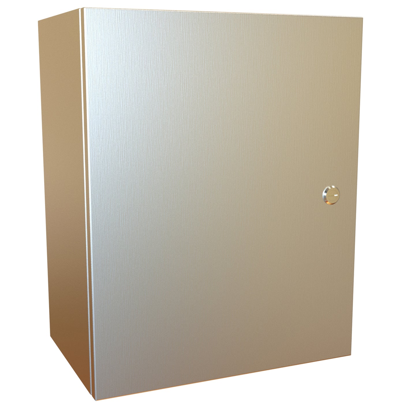 Hammond EN4SD201610SS N4X Eclipse Wallmount Enclosure, Hinge Door with Quarter Turn, 20" x 16" x 10", 304 Stainless Steel