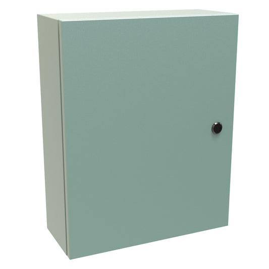 Hammond EN4SD20166GY N4,12 Eclipse Wallmount Enclosure, Hinge Door with Quarter Turn, 20" x 16" x 6", Steel/Gray