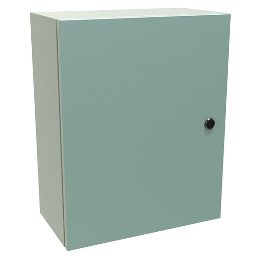Hammond EN4SD20168GY N4,12 Eclipse Wallmount Enclosure, Hinge Door with Quarter Turn, 20" x 16" x 8", Steel/Gray