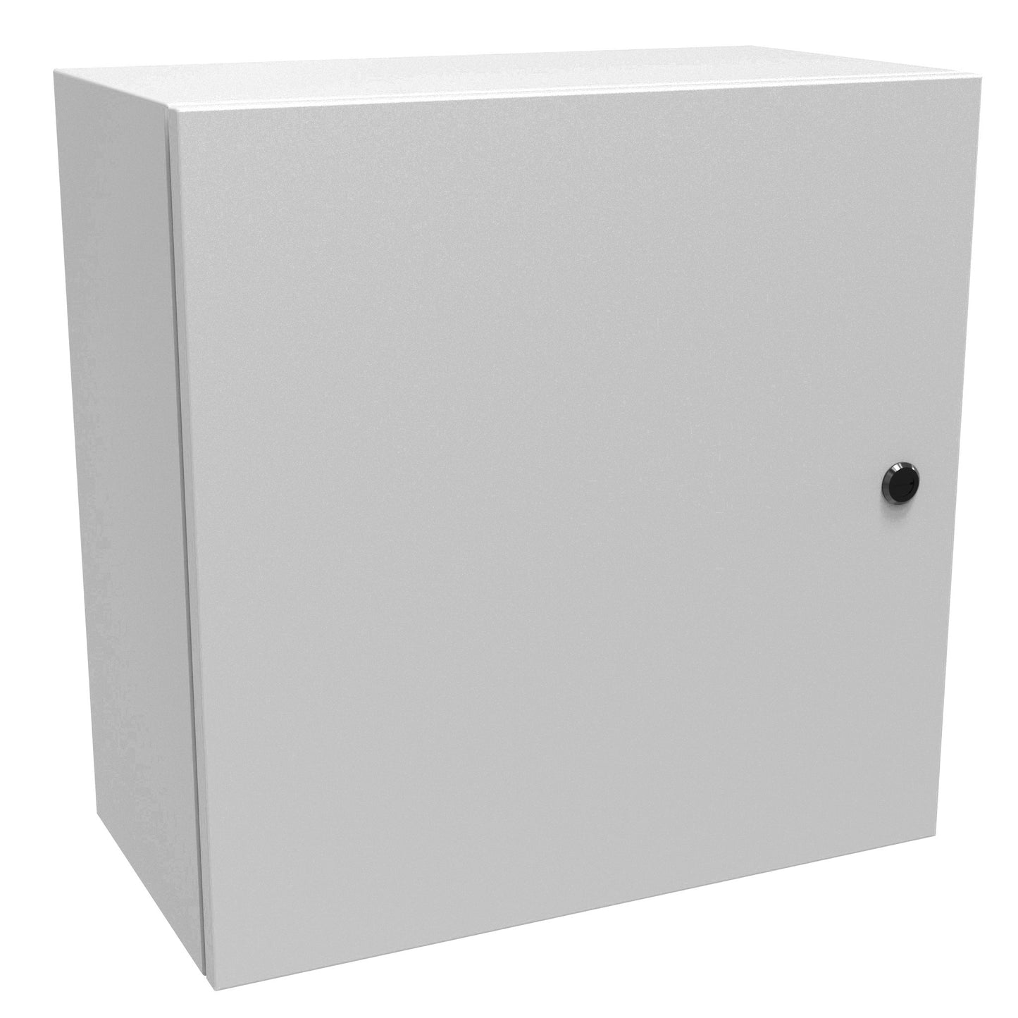Hammond EN4SD202010LG N4,12 Eclipse Wallmount Enclosure, Hinge Door with Quarter Turn, 20" x 20" x 10", Steel/Light Gray