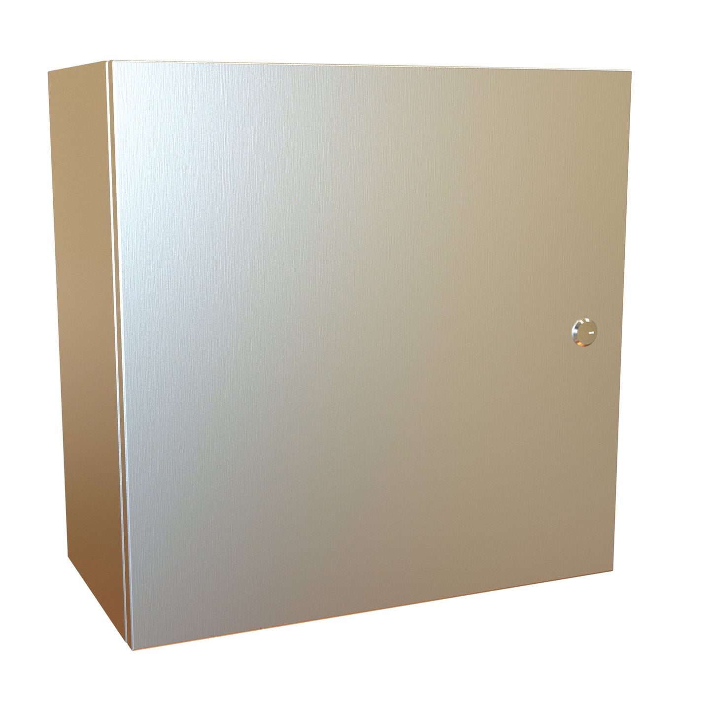 Hammond EN4SD202010SS N4X Eclipse Wallmount Enclosure, Hinge Door with Quarter Turn, 20" x 20" x 10", 304 Stainless Steel