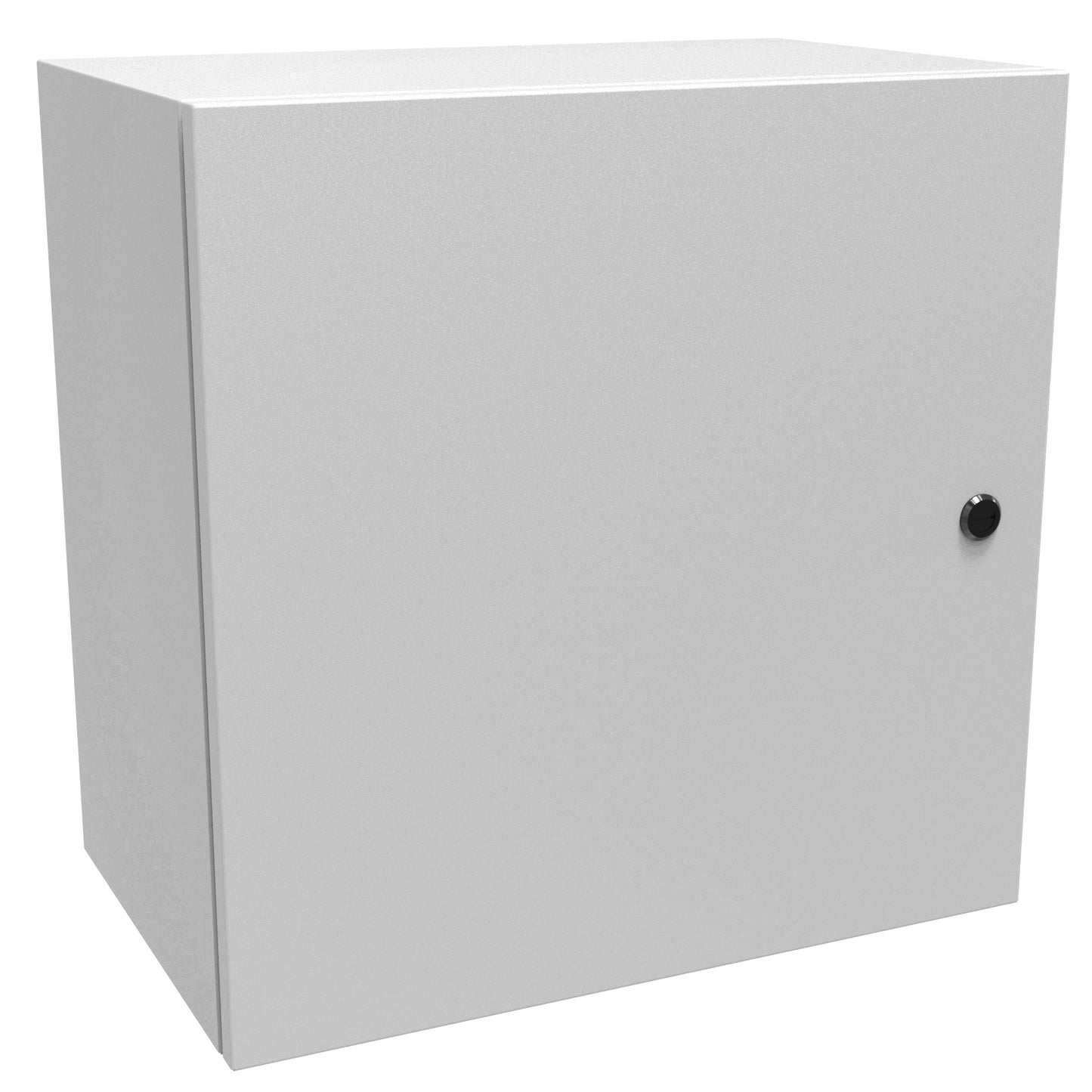 Hammond EN4SD202012LG N4,12 Eclipse Wallmount Enclosure, Hinge Door with Quarter Turn, 20" x 20" x 12", Steel/Light Gray