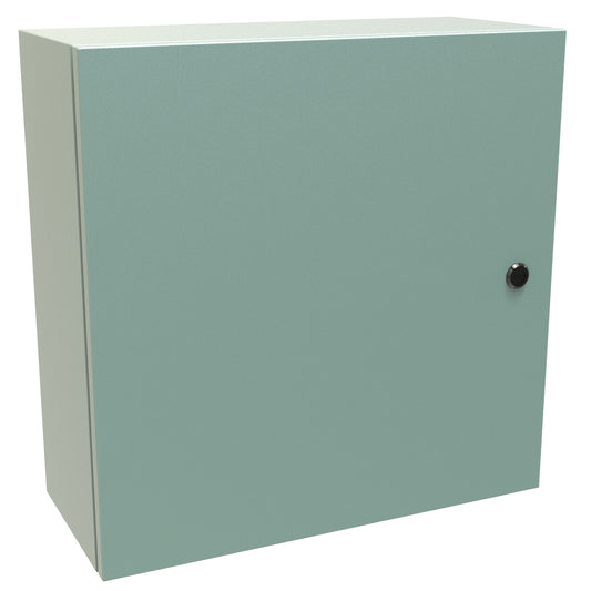 Hammond EN4SD20208GY N4,12 Eclipse Wallmount Enclosure, Hinge Door with Quarter Turn, 20" x 20" x 8", Steel/Gray