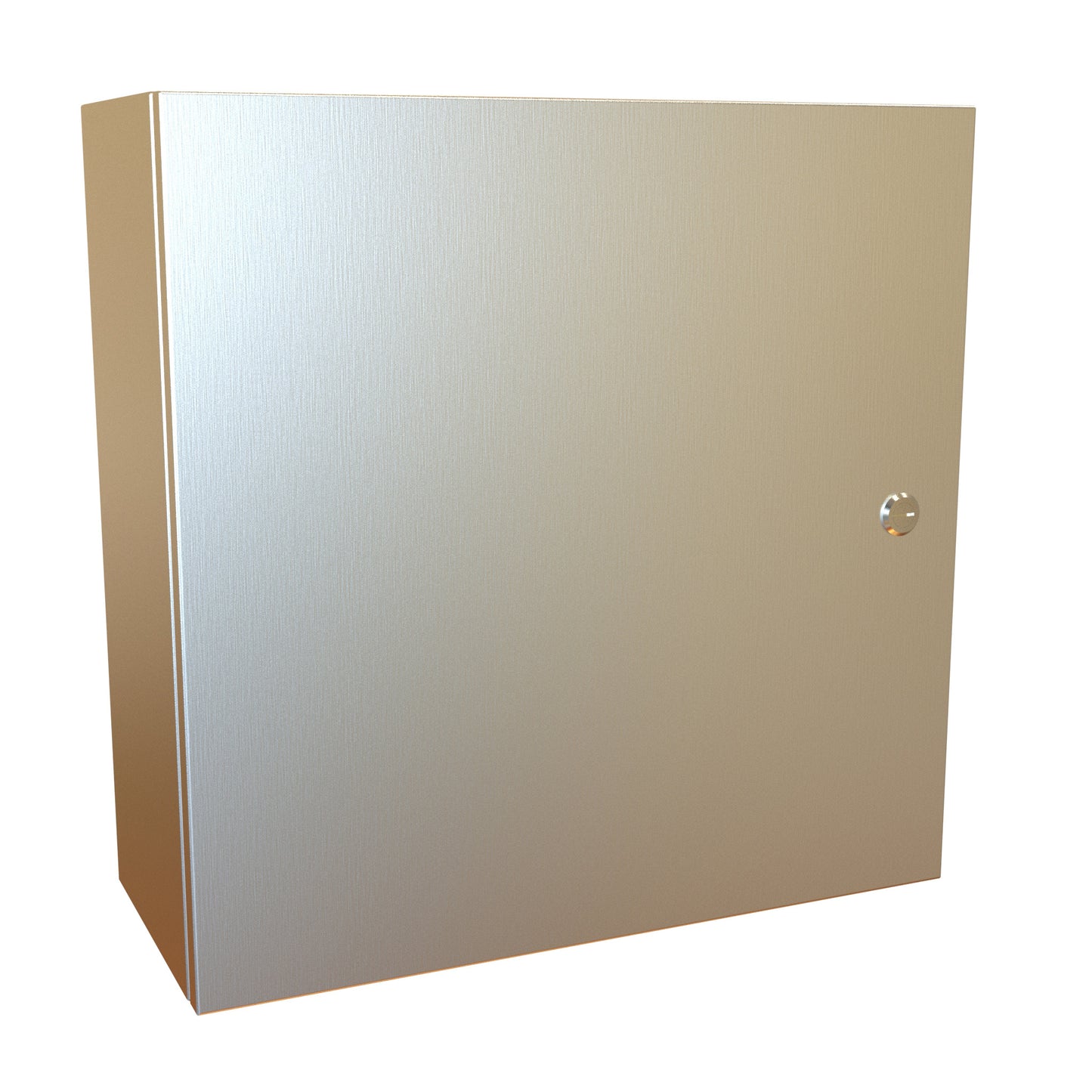 Hammond EN4SD20208SS N4X Eclipse Wallmount Enclosure, Hinge Door with Quarter Turn, 20" x 20" x 8", 304 Stainless Steel