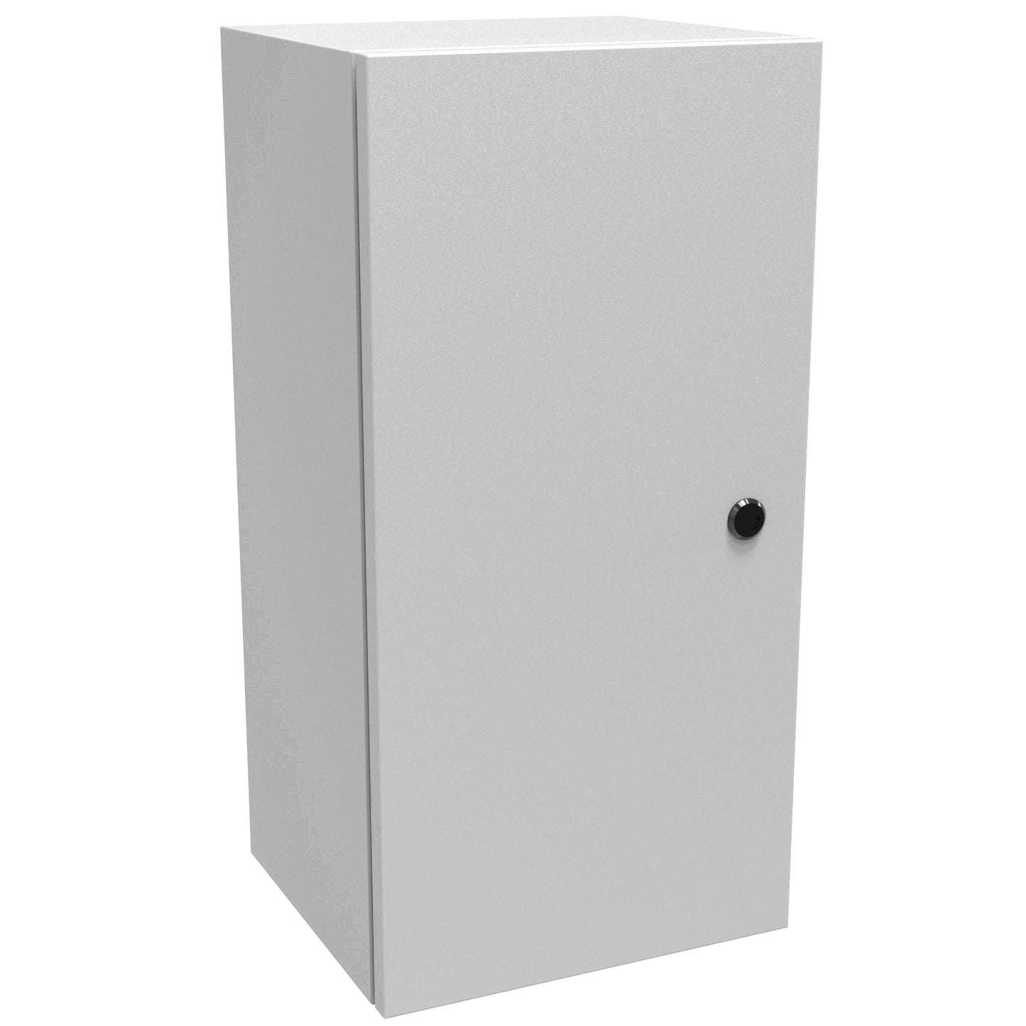 Hammond EN4SD241210LG N4,12 Eclipse Wallmount Enclosure, Hinge Door with Quarter Turn, 24" x 12" x 10", Steel/Light Gray