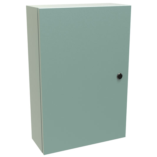Hammond EN4SD24166GY N4,12 Eclipse Wallmount Enclosure, Hinge Door with Quarter Turn, 24" x 16" x 6", Steel/Gray