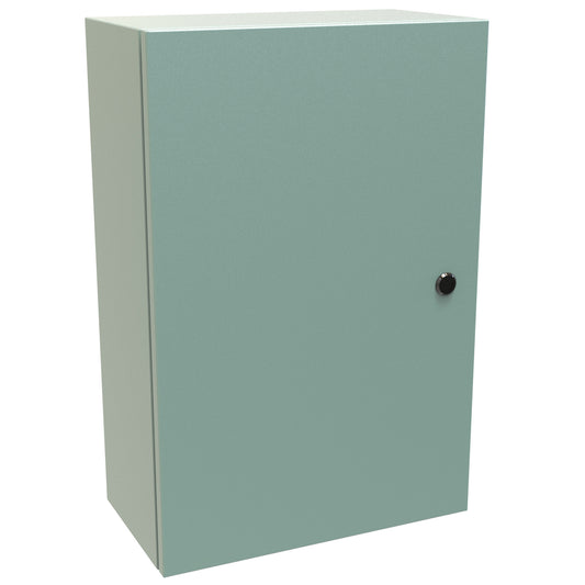 Hammond EN4SD24168GY N4,12 Eclipse Wallmount Enclosure, Hinge Door with Quarter Turn, 24" x 16" x 8", Steel/Gray