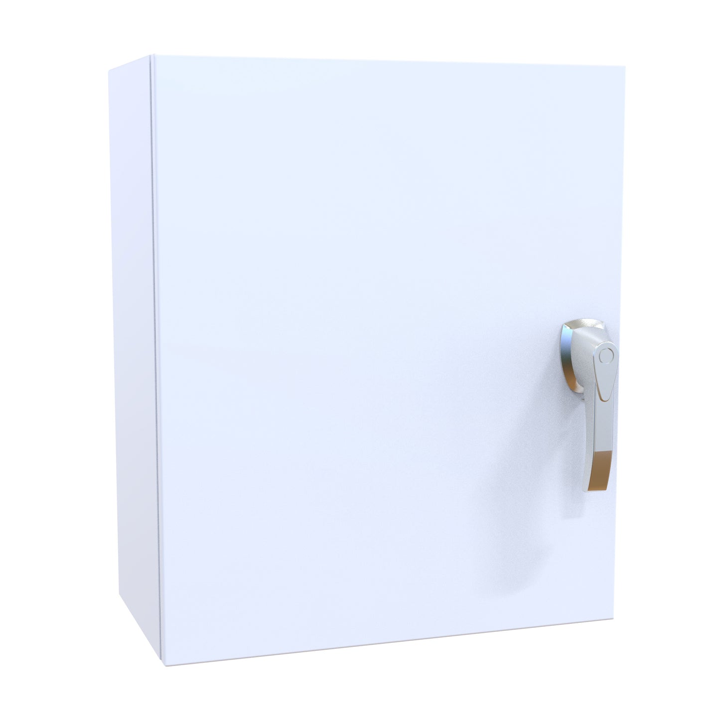 Hammond EN4SD242010SSWH N4X Eclipse Wallmount Enclosure, Hinge Door with Handle, 24" x 20" x 10", 304 Stainless Steel Painted White