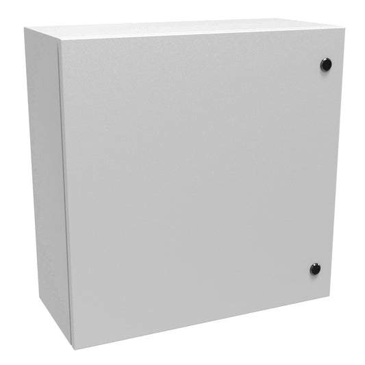 Hammond EN4SD242410LG N4,12 Eclipse Wallmount Enclosure, Hinge Door with Quarter Turn, 24" x 24" x 10", Steel/Light Gray