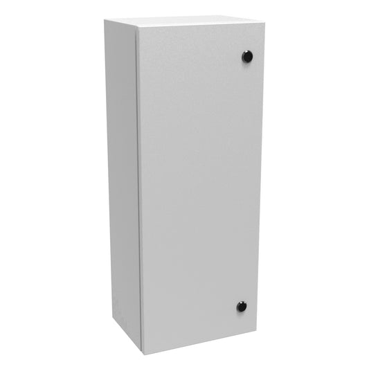 Hammond EN4SD30128LG N4,12 Eclipse Wallmount Enclosure, Hinge Door with Quarter Turn, 30" x 12" x 8", Steel/Light Gray