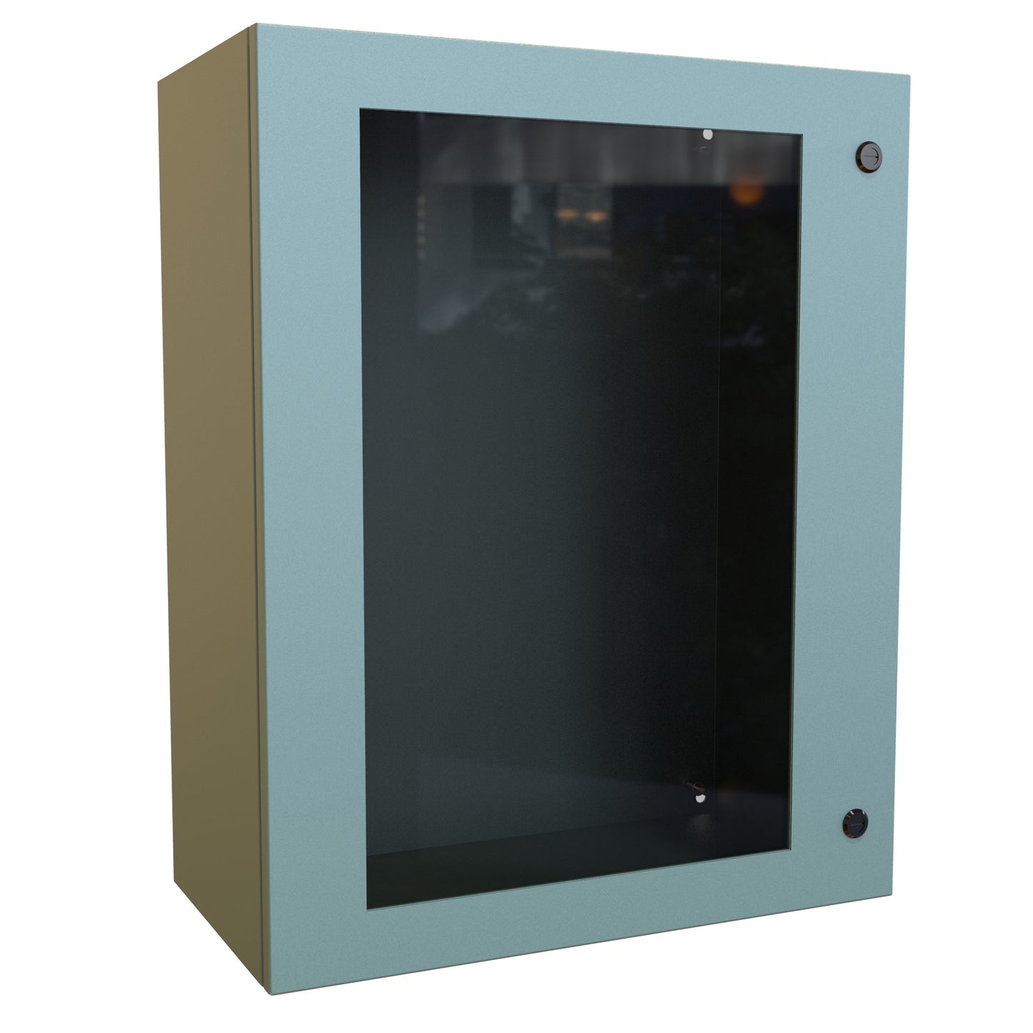Hammond EN4SD302412WGY N4,12 Eclipse Wallmount Enclosure, Hinged Window Door with Quarter Turn, 30" x 24" x 12", Steel/Gray