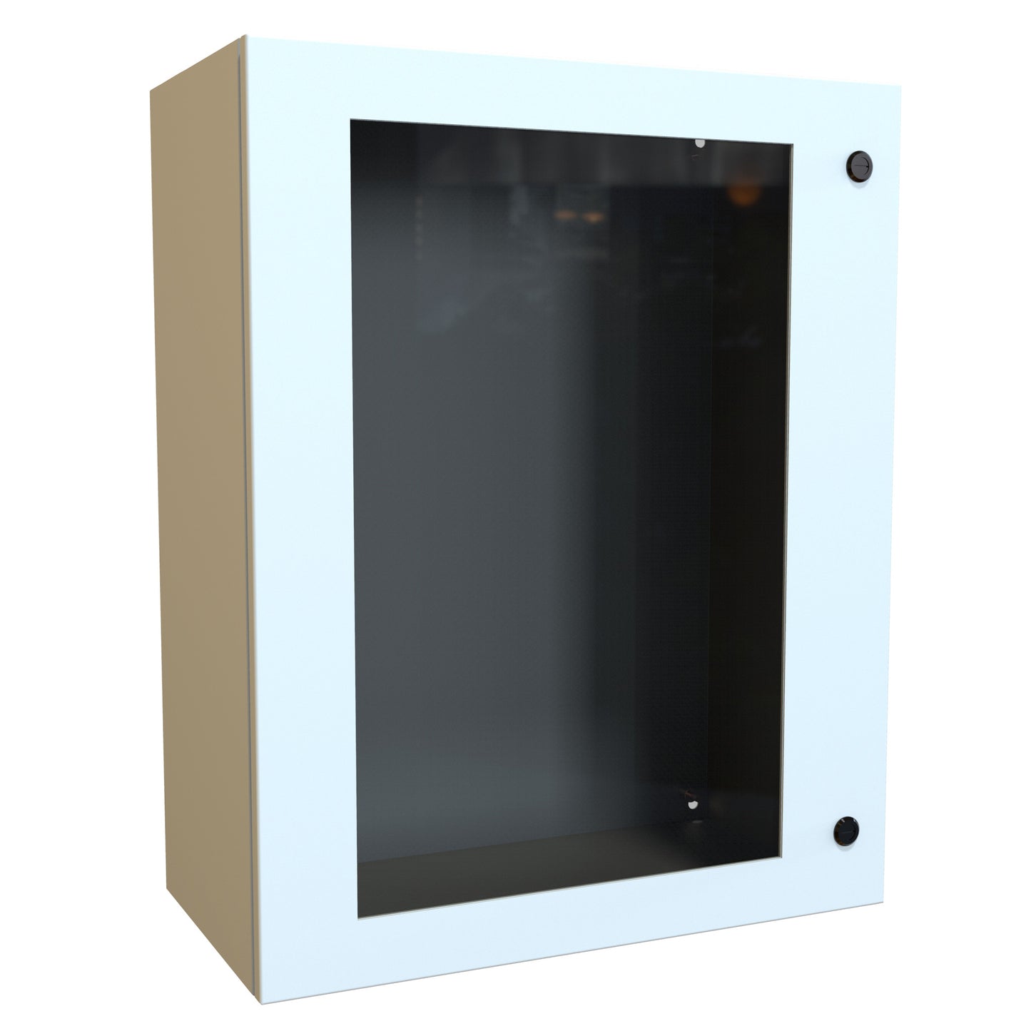 Hammond EN4SD302412WLG N4,12 Eclipse Wallmount Enclosure, Hinged Window Door with Quarter Turn, 30" x 24" x 12", Steel/Light Gray