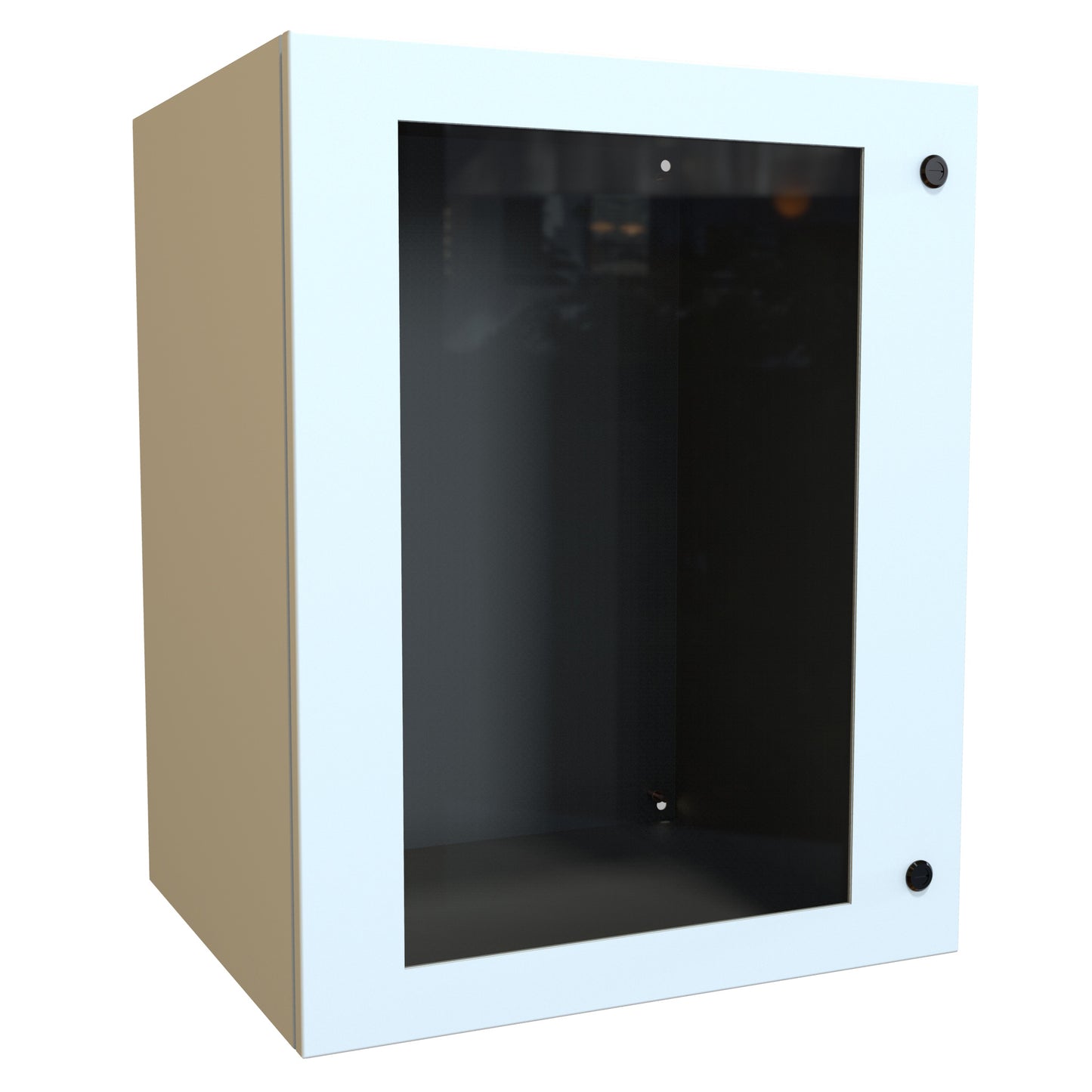 Hammond EN4SD302420WLG N4,12 Eclipse Wallmount Enclosure, Hinged Window Door with Quarter Turn, 30" x 24" x 20", Steel/Light Gray