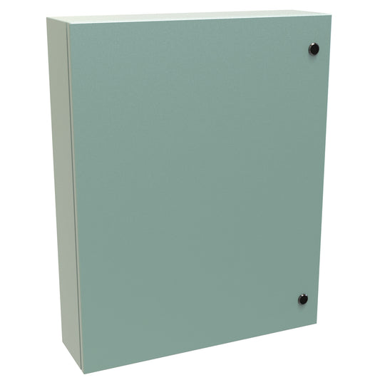 Hammond EN4SD30246GY N4,12 Eclipse Wallmount Enclosure, Hinge Door with Quarter Turn, 30" x 24" x 6", Steel/Gray