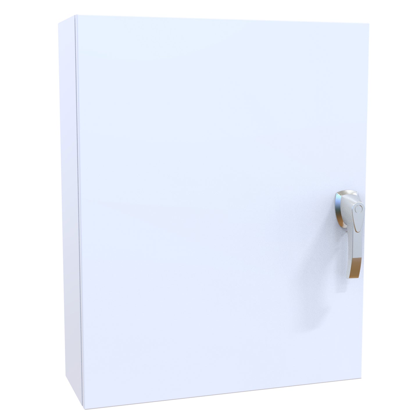 Hammond EN4SD30248SSWH N4X Eclipse Wallmount Enclosure, Hinge Door with Handle, 30" x 24" x 8", 304 Stainless Steel Painted White
