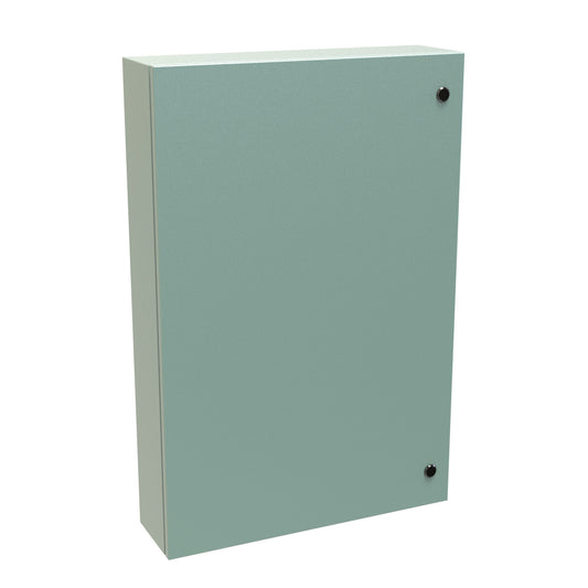 Hammond EN4SD36246GY N4,12 Eclipse Wallmount Enclosure, Hinge Door with Quarter Turn, 36" x 24" x 6", Steel/Gray