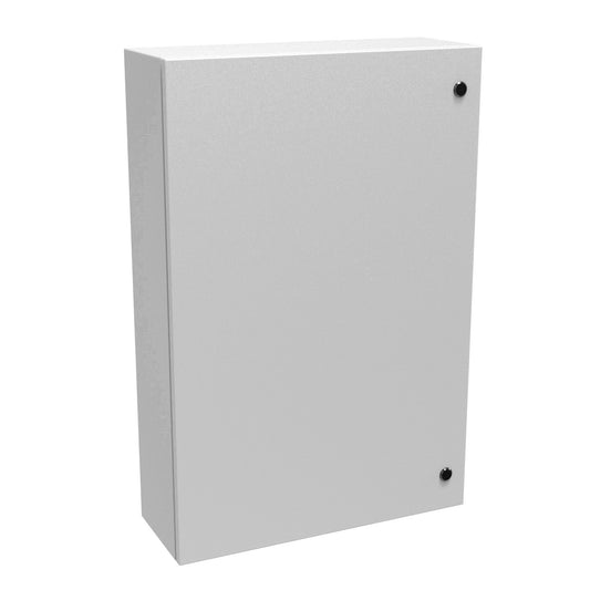 Hammond EN4SD36248LG N4,12 Eclipse Wallmount Enclosure, Hinge Door with Quarter Turn, 36" x 24" x 8", Steel/Light Gray