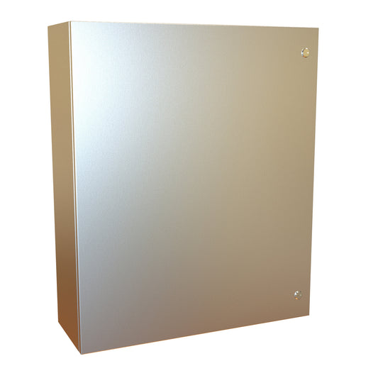 Hammond EN4SD363010SS N4X Eclipse Wallmount Enclosure, Hinge Door with Quarter Turn, 36" x 30" x 10", 304 Stainless Steel