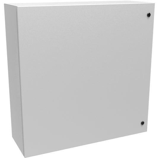 Hammond EN4SD363612LG N4,12 Eclipse Wallmount Enclosure, Hinge Door with Quarter Turn, 36" x 36" x 12", Steel/Light Gray