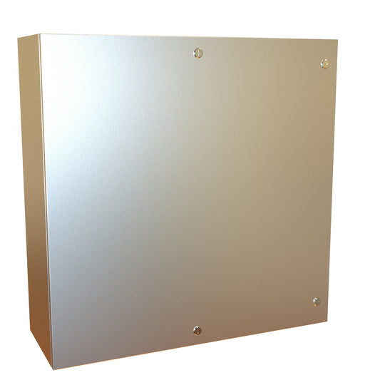 Hammond EN4SD363612SSR N4X Eclipse Wallmount Enclosure, Hinge Door with Extra Quarter Turns, 36" x 36" x 12", 304 Stainless Steel