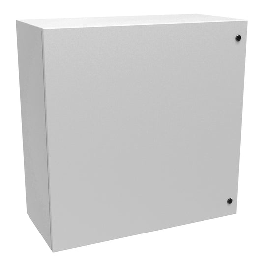 Hammond EN4SD363616LG N4,12 Eclipse Wallmount Enclosure, Hinge Door with Quarter Turn, 36" x 36" x 16", Steel/Light Gray