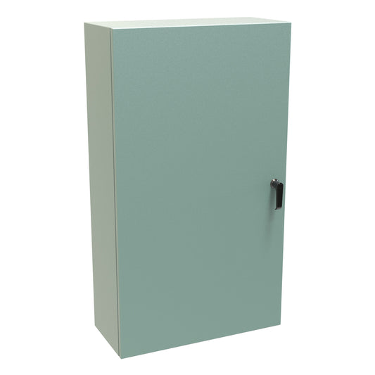 Hammond EN4SD422410GY N4,12 Eclipse Wallmount Enclosure, Hinge Door, Handle with 3 Point Latching, 42" x 24" x 10", Steel/Gray