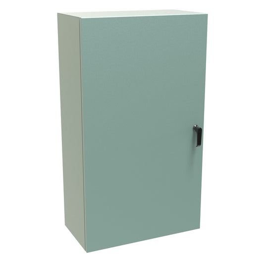 Hammond EN4SD422412GY N4,12 Eclipse Wallmount Enclosure, Hinge Door, Handle with 3 Point Latching, 42" x 24" x 12", Steel/Gray