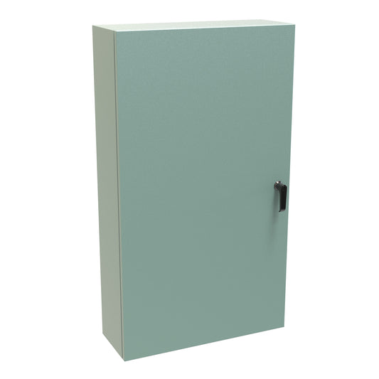 Hammond EN4SD42248GY N4,12 Eclipse Wallmount Enclosure, Hinge Door, Handle with 3 Point Latching, 42" x 24" x 8", Steel/Gray