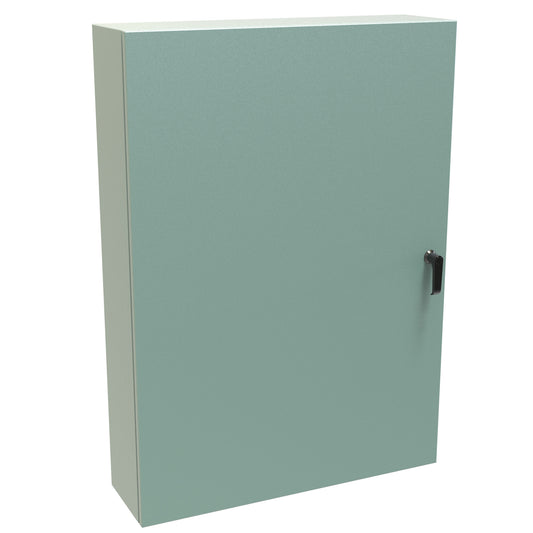 Hammond EN4SD42308GY N4,12 Eclipse Wallmount Enclosure, Hinge Door, Handle with 3 Point Latching, 42" x 30" x 8", Steel/Gray