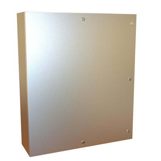 Hammond EN4SD423610SSR N4X Eclipse Wallmount Enclosure, Hinge Door with Extra Quarter Turns, 42" x 36" x 10", 304 Stainless Steel