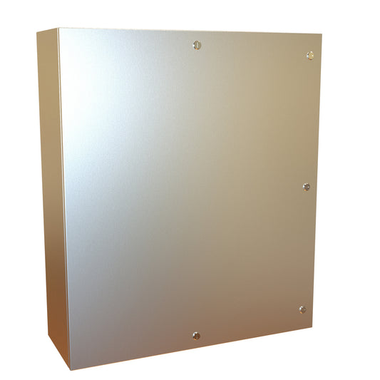 Hammond EN4SD423612SSR N4X Eclipse Wallmount Enclosure, Hinge Door with Extra Quarter Turns, 42" x 36" x 12", 304 Stainless Steel
