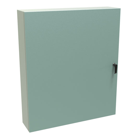 Hammond EN4SD42368GY N4,12 Eclipse Wallmount Enclosure, Hinge Door, Handle with 3 Point Latching, 42" x 36" x 8", Steel/Gray