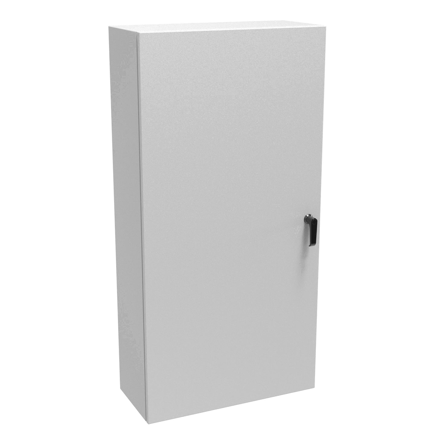 Hammond EN4SD482410LG N4,12 Eclipse Wallmount Enclosure, Hinge Door, Handle with 3 Point Latching, 48" x 24" x 10", Steel/Light Gray