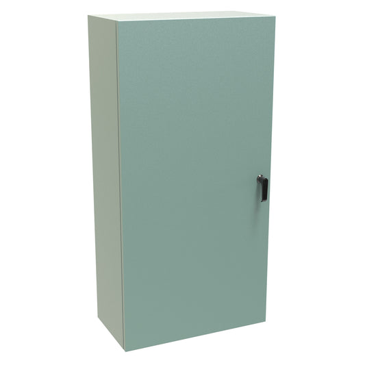 Hammond EN4SD482412GY N4,12 Eclipse Wallmount Enclosure, Hinge Door, Handle with 3 Point Latching, 48" x 24" x 12", Steel/Gray