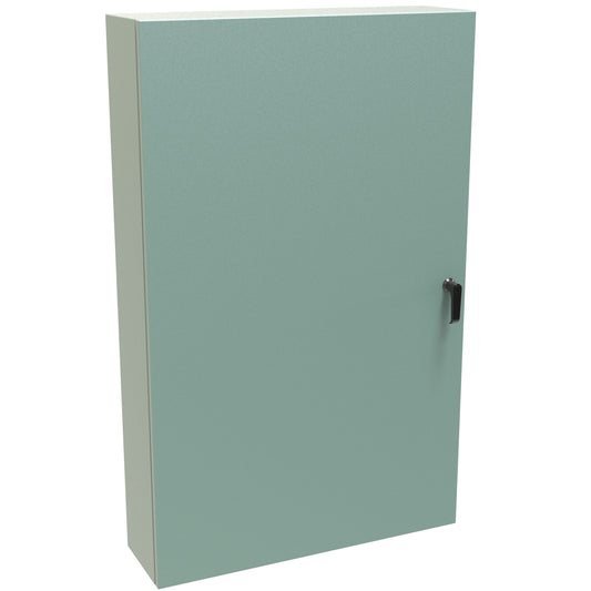 Hammond EN4SD48308GY N4,12 Eclipse Wallmount Enclosure, Hinge Door, Handle with 3 Point Latching, 48" x 30" x 8", Steel/Gray