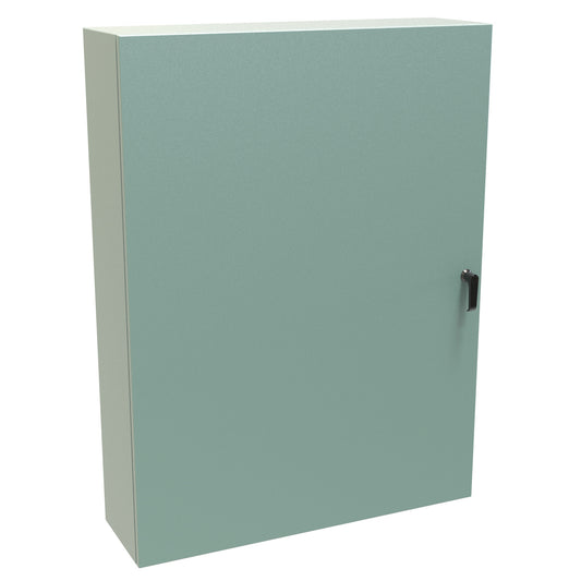 Hammond EN4SD483610GY N4,12 Eclipse Wallmount Enclosure, Hinge Door, Handle with 3 Point Latching, 48" x 36" x 10", Steel/Gray