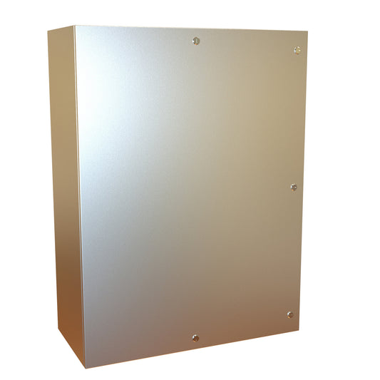 Hammond EN4SD483616SSR N4X Eclipse Wallmount Enclosure, Hinge Door with Extra Quarter Turns, 48" x 36" x 16", 304 Stainless Steel