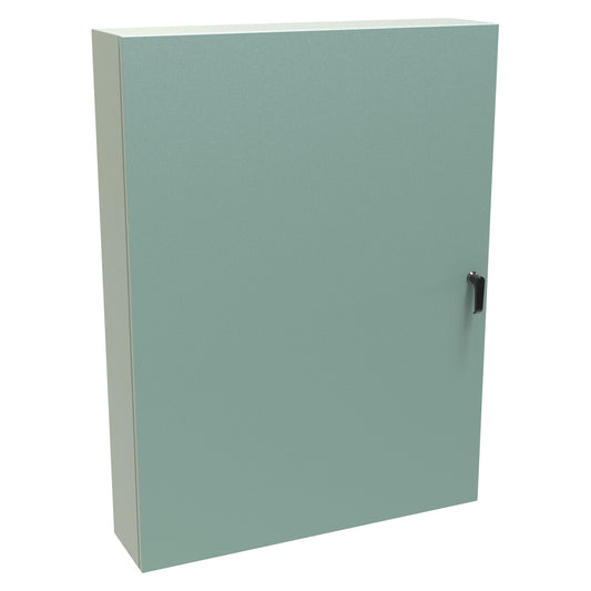 Hammond EN4SD48368GY N4,12 Eclipse Wallmount Enclosure, Hinge Door, Handle with 3 Point Latching, 48" x 36" x 8", Steel/Gray
