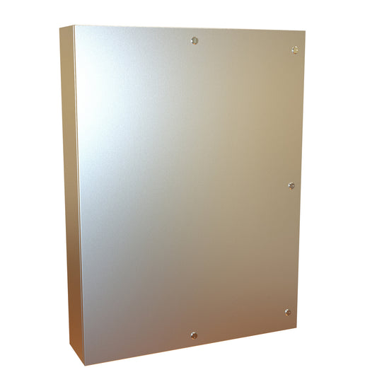 Hammond EN4SD48368SSR N4X Eclipse Wallmount Enclosure, Hinge Door with Extra Quarter Turns, 48" x 36" x 8", 304 Stainless Steel