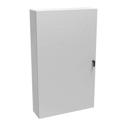 Hammond EN4SD603610LG N4,12 Eclipse Wallmount Enclosure, Hinge Door, Handle with 3 Point Latching, 60" x 36" x 10", Steel/Light Gray