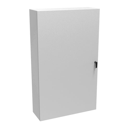Hammond EN4SD603612LG N4,12 Eclipse Wallmount Enclosure, Hinge Door, Handle with 3 Point Latching, 60" x 36" x 12", Steel/Light Gray