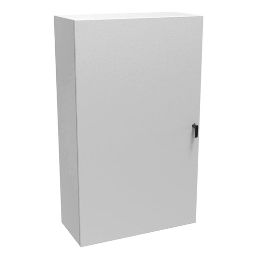 Hammond EN4SD603616LG N4,12 Eclipse Wallmount Enclosure, Hinge Door, Handle with 3 Point Latching, 60" x 36" x 16", Steel/Light Gray