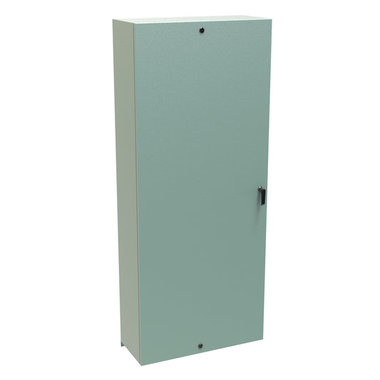 Hammond EN4SD723012GY N4,12 Eclipse Wallmount Enclosure, Hinge Door, Handle with 3 Point Latching Plus Additional Quarter Turns, 72" x 30" x 12", Steel/Gray