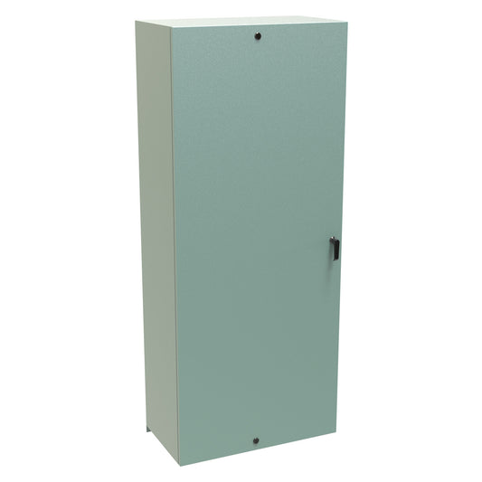 Hammond EN4SD723016GY N4,12 Eclipse Wallmount Enclosure, Hinge Door, Handle with 3 Point Latching Plus Additional Quarter Turns, 72" x 30" x 16", Steel/Gray