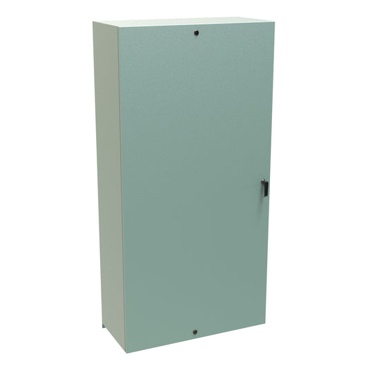 Hammond EN4SD723616GY N4,12 Eclipse Wallmount Enclosure, Hinge Door, Handle with 3 Point Latching Plus Additional Quarter Turns, 72" x 36" x 16", Steel/Gray